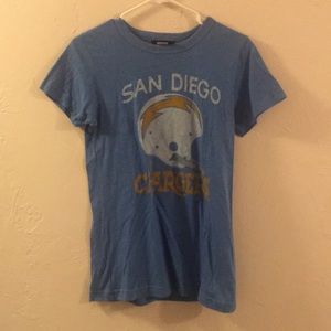Two pack of women’s chargers shirts
